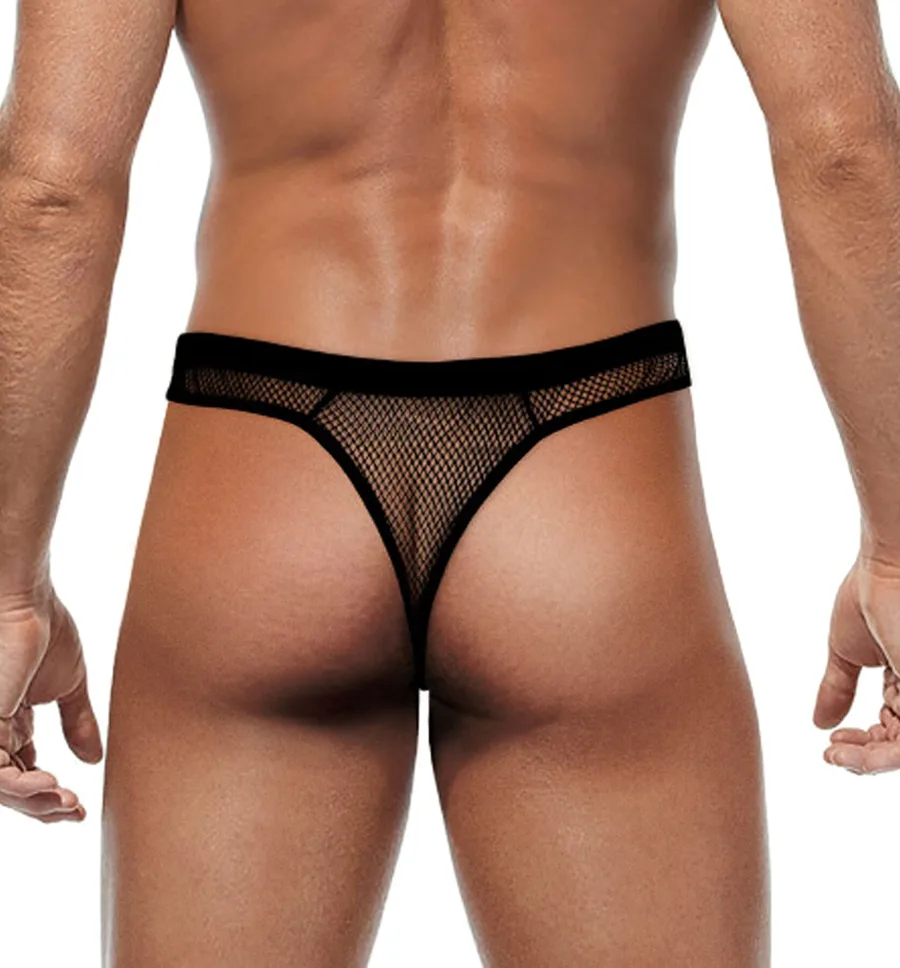 Чоловічі труси з сітки Art of Sex — Demir, колір чорний, розмір L–2XL