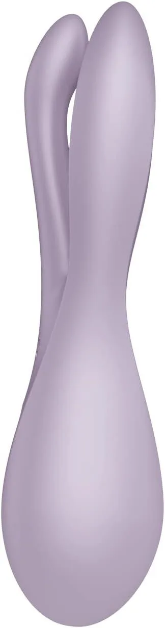 Кліторальний вібратор Satisfyer Threesome 2 Violet, 3 гнучкі пальчики, 3 мотори