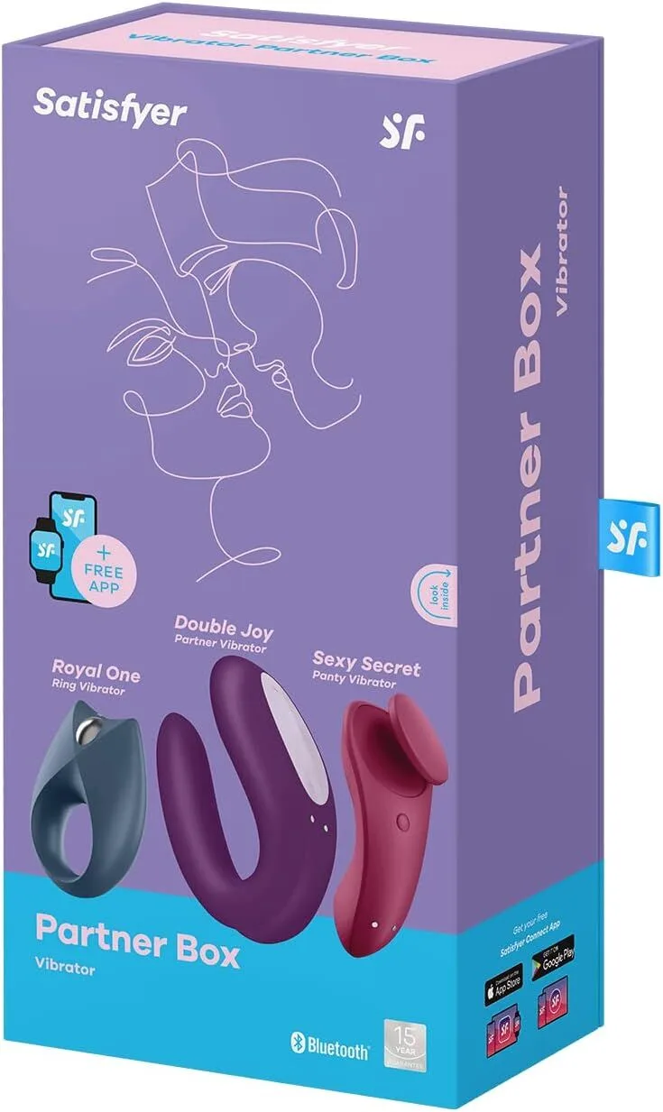 Набір Satisfyer Partner Box 3 (Double Joy, Sexy Secret + Royal One)