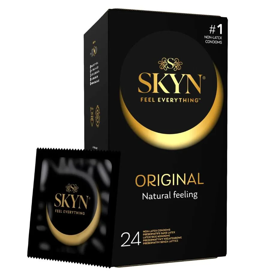 Безлатексные премиум-презервативы SKYN Original 24 шт