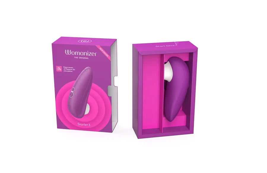 Вакуумный клиторальный стимулятор Womanizer Starlet 3 VIOLET (повреждена упаковка!!!)