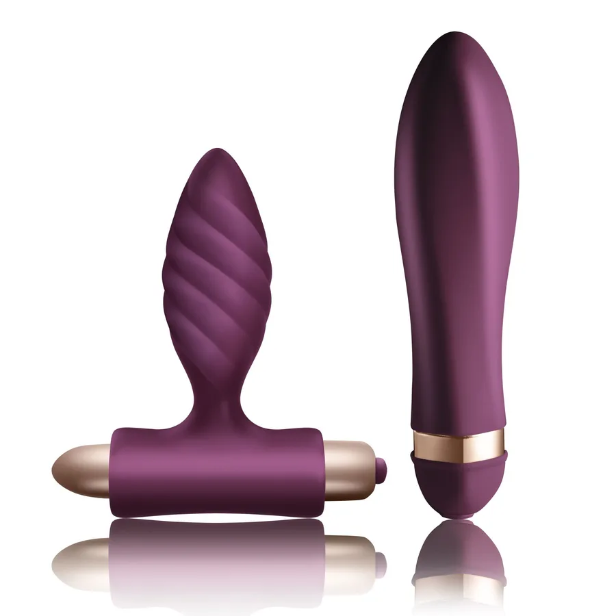 Набор для пар Climaximum Desire анальная пробка + вибратор, 10 режимов, на батарейках