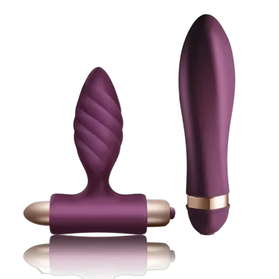 Набор для пар Climaximum Desire анальная пробка + вибратор, 10 режимов, на батарейках