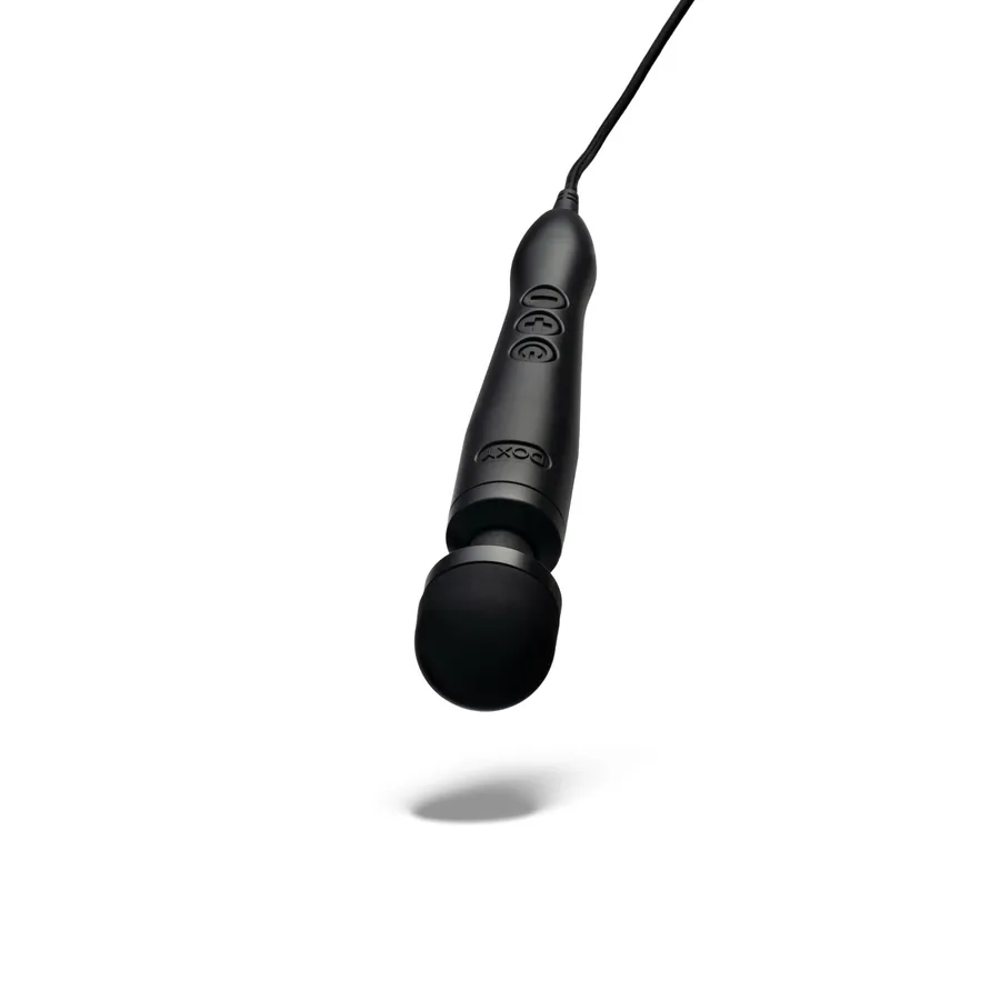 Вибромассажер DOXY3 USB-C Massager MATTE BLACK, кабель USB-C, регулируемая интенсивность, компактный