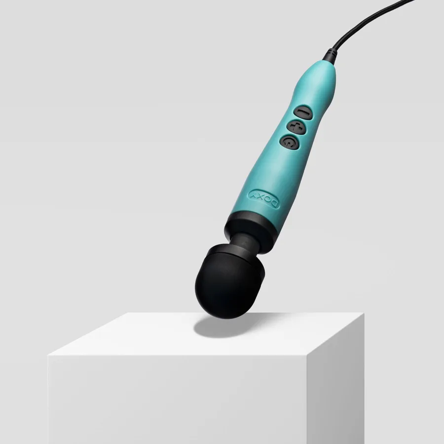 Вібромасажер DOXY3 USB-C Massager TURQUOISE, кабель USB-C, регульована інтенсивність, компактний