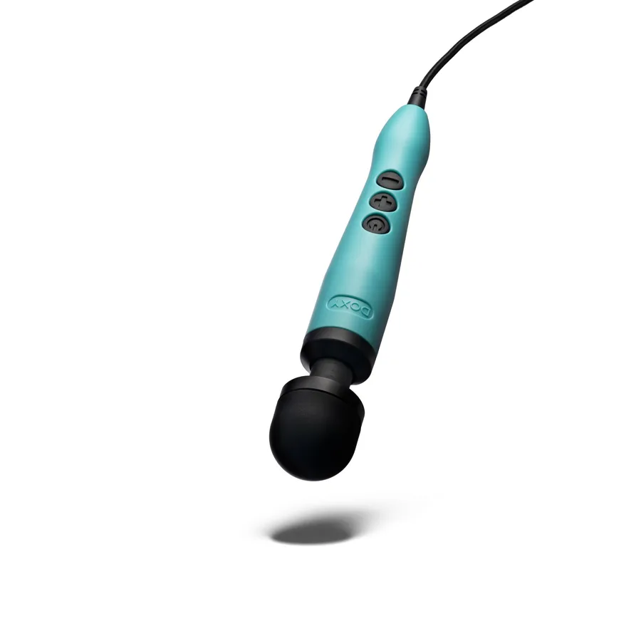 Вібромасажер DOXY3 USB-C Massager TURQUOISE, кабель USB-C, регульована інтенсивність, компактний