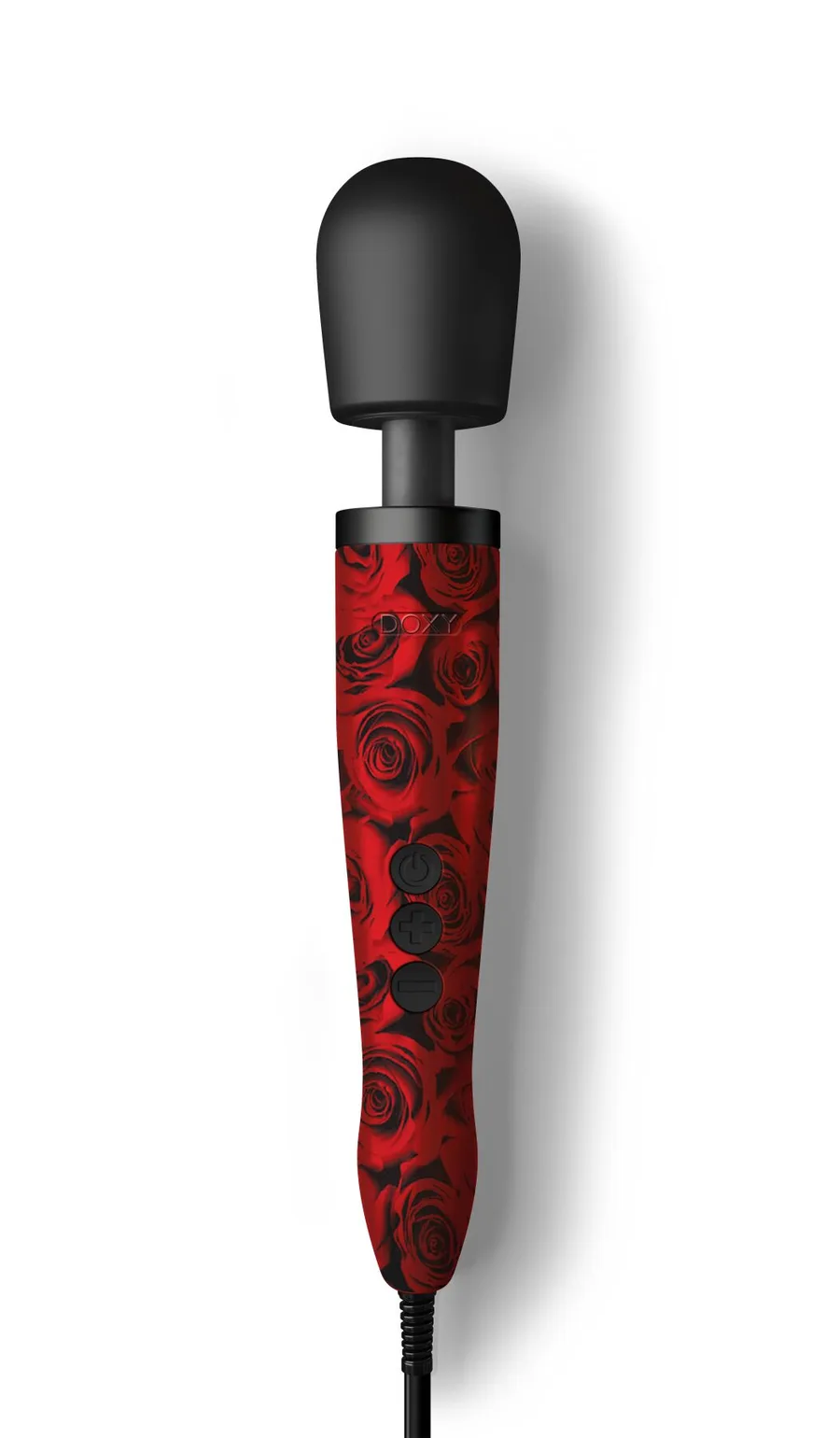Вибромассажер DOXY Original ROSE PATTERN, очень мощный, питание 220В, пульсирующие вибрации