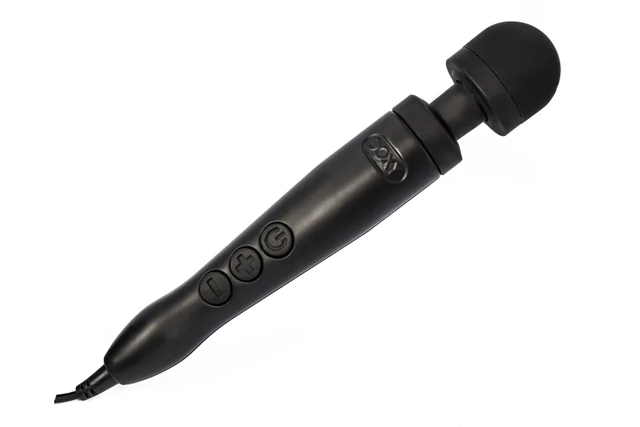 Вибромассажер DOXY Die Cast 3 Matt Black, очень мощный, питание 220В, металлический корпус