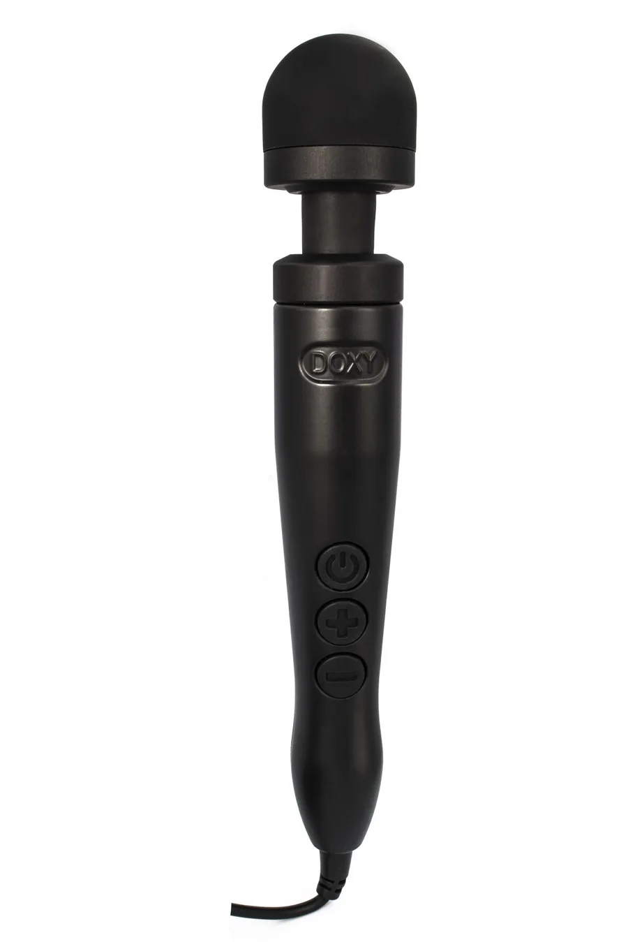 Вибромассажер DOXY Die Cast 3 Matt Black, очень мощный, питание 220В, металлический корпус