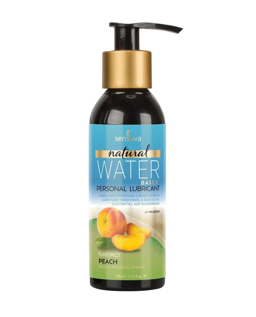Смазка на водной основе Sensuva Natural Water-Based Peach (125 мл) без глицерина и парабенов