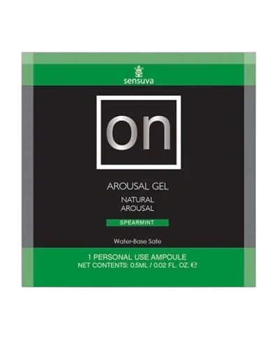 Пробник збуджувального гелю Sensuva — ON Arousal Gel for Her Spearmint (6 мл)