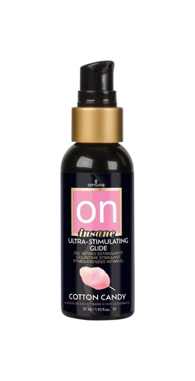 Збуджувальна змазка на гібридній основі Sensuva Ultra-Stimulating On Insane Cotton Candy (57 мл)