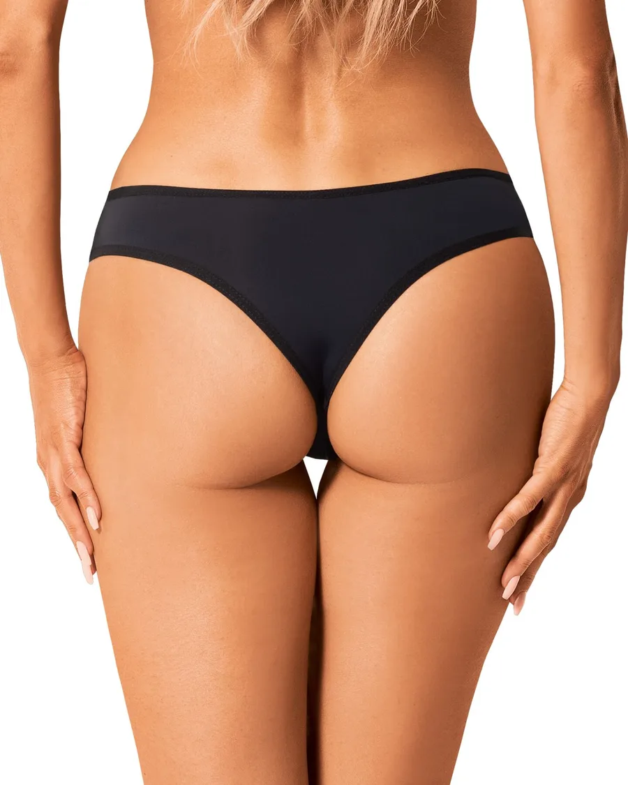 Сетчатые трусики под омбре Obsessive Bella Rou panties XL/2XL