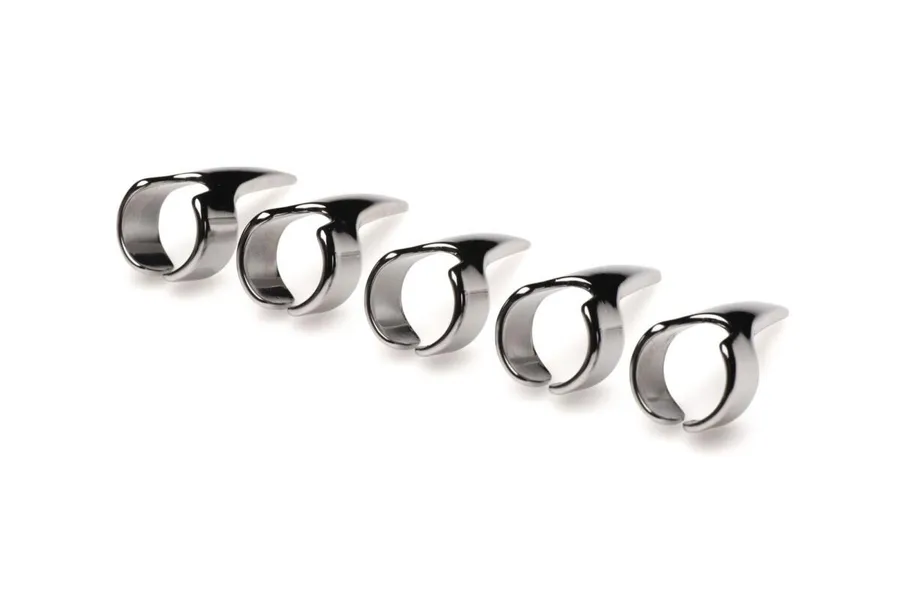 Набор колец с когтями Master Series Five-Piece Sensation Claw Rings - Silver