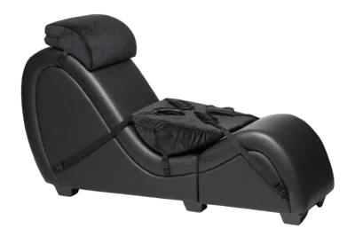 Секс-крісло з подушками Master Series Kinky Sex Lounge with Cushions - Black