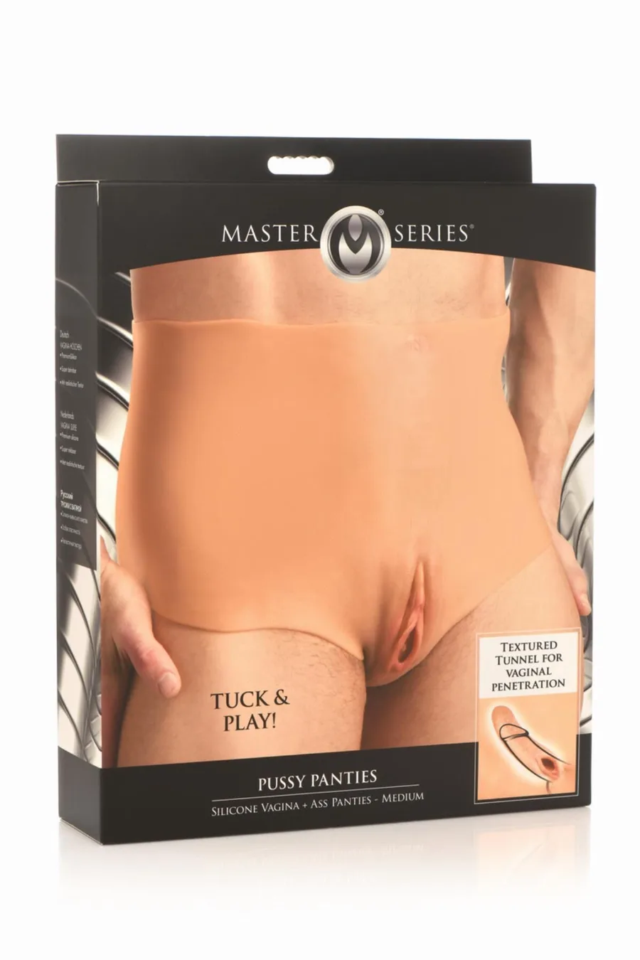 Накладная вагина Master Series Silicone Vagina + Butt Panties - Medium