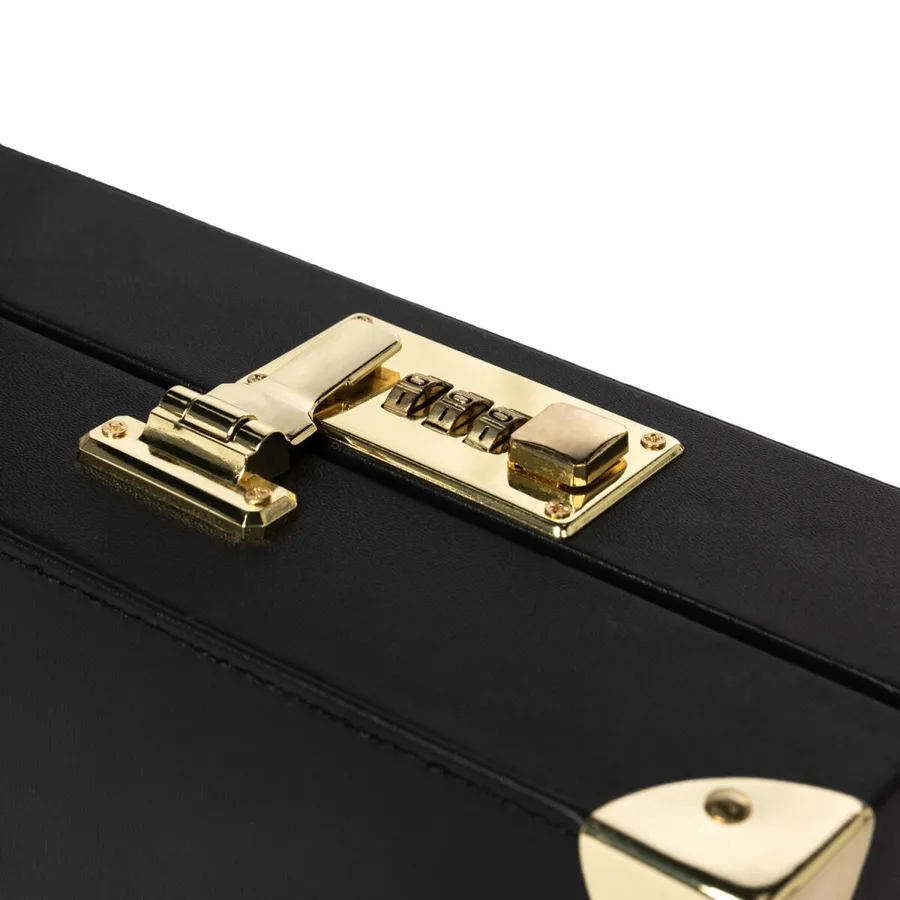 Набор для BDSM Bedroom Fantasies: Bondage Suitcase 13 Pcs - Cow Leather