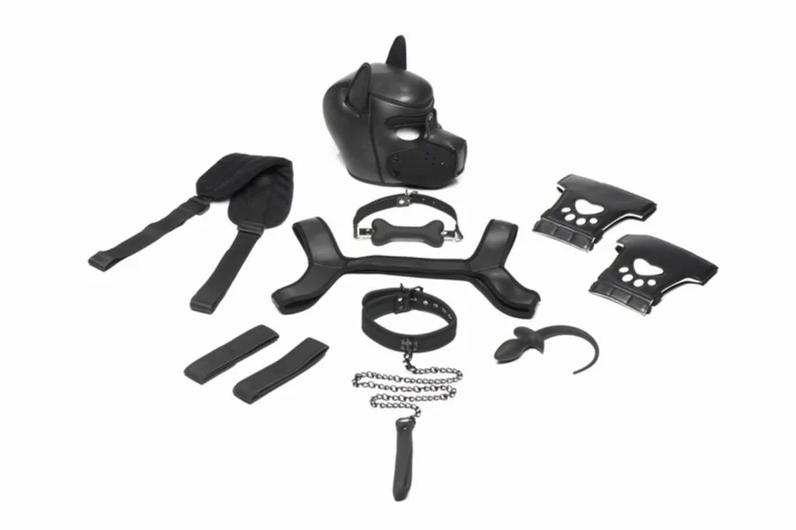 Набір BDSM цуценя Master Series Luxury Pup Arsenal Set - Black