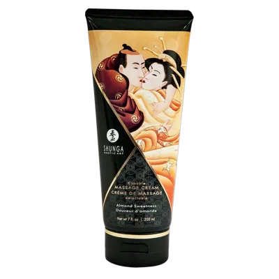 Съедобный массажный крем Shunga Kissable Massage Cream - Almond Sweetness (200 мл)