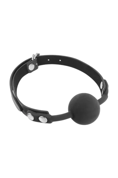Класичний кляп з силіконовою кулькою Fetish Tentation Silicone Gag Ball