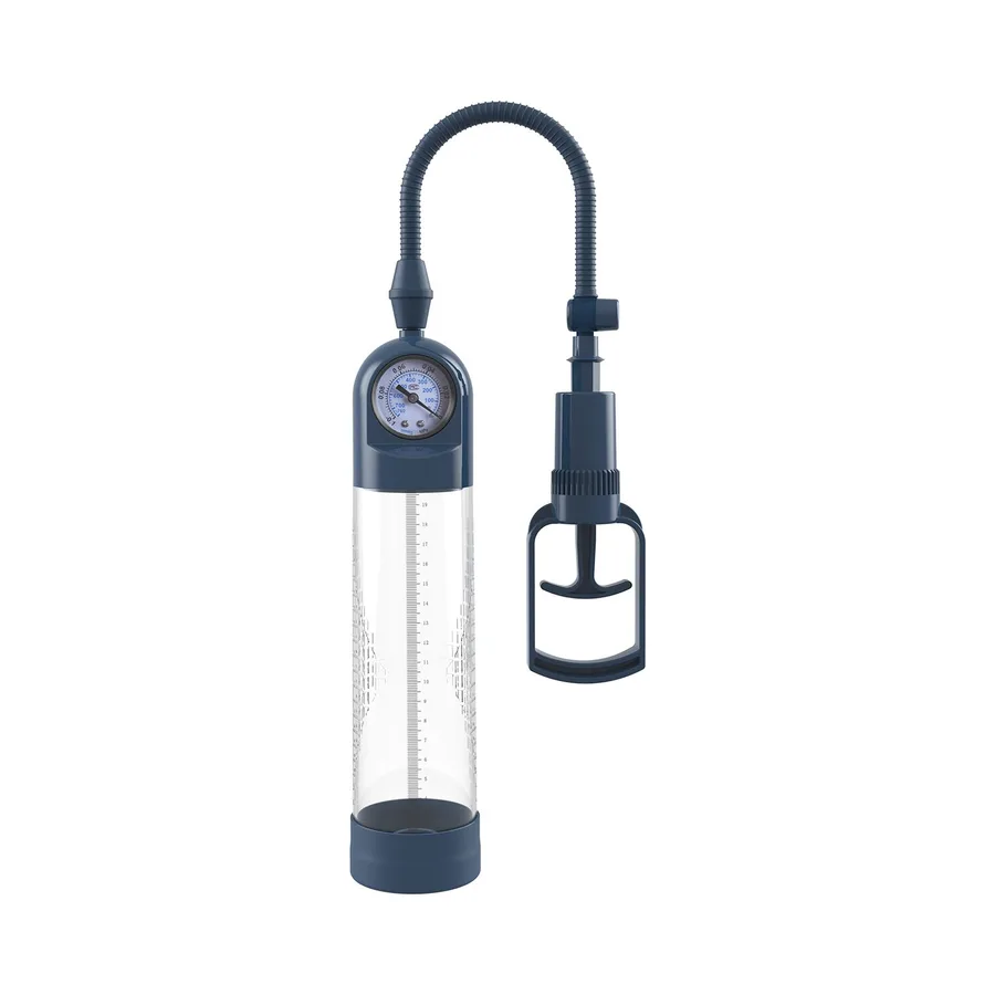 Вакуумна помпа для пеніса Boners Penispump With Pressure Gauge