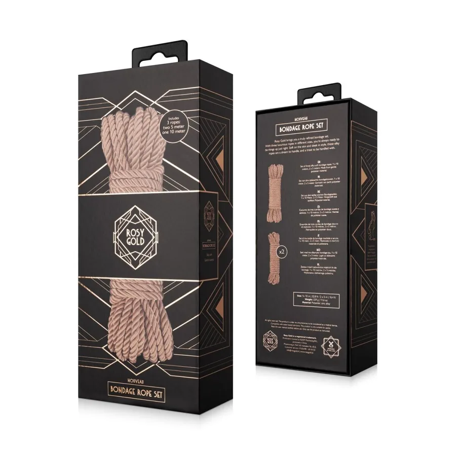 Набір мотузок для Шибарі Rosy Gold - Bondage Rope Set