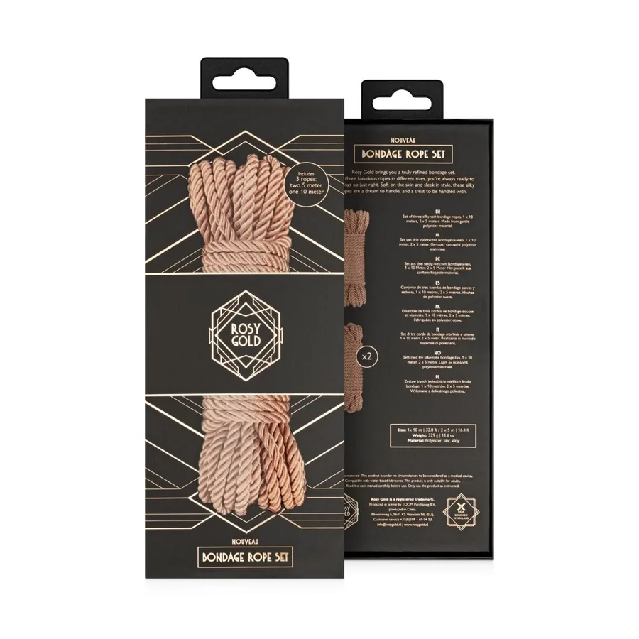Набір мотузок для Шибарі Rosy Gold - Bondage Rope Set