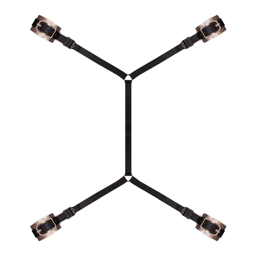 Фіксатор рук і ніг для ліжка Rosy Gold - Under-Mattress Restraint Set