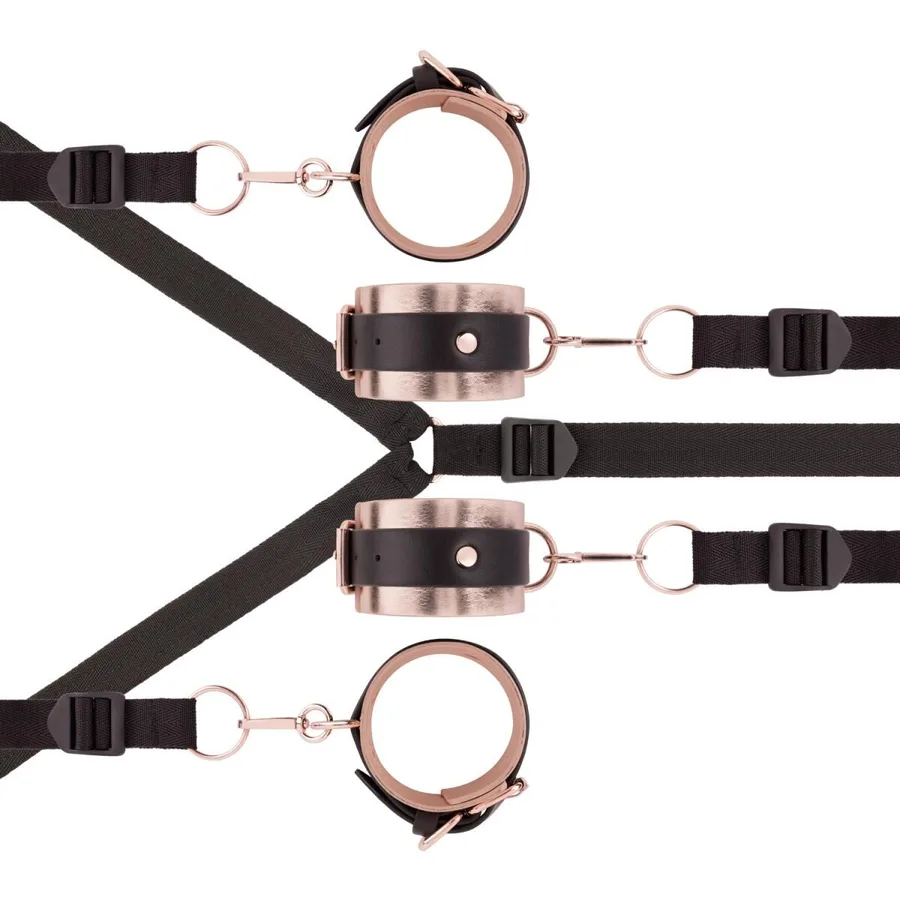 Фіксатор рук і ніг для ліжка Rosy Gold - Under-Mattress Restraint Set