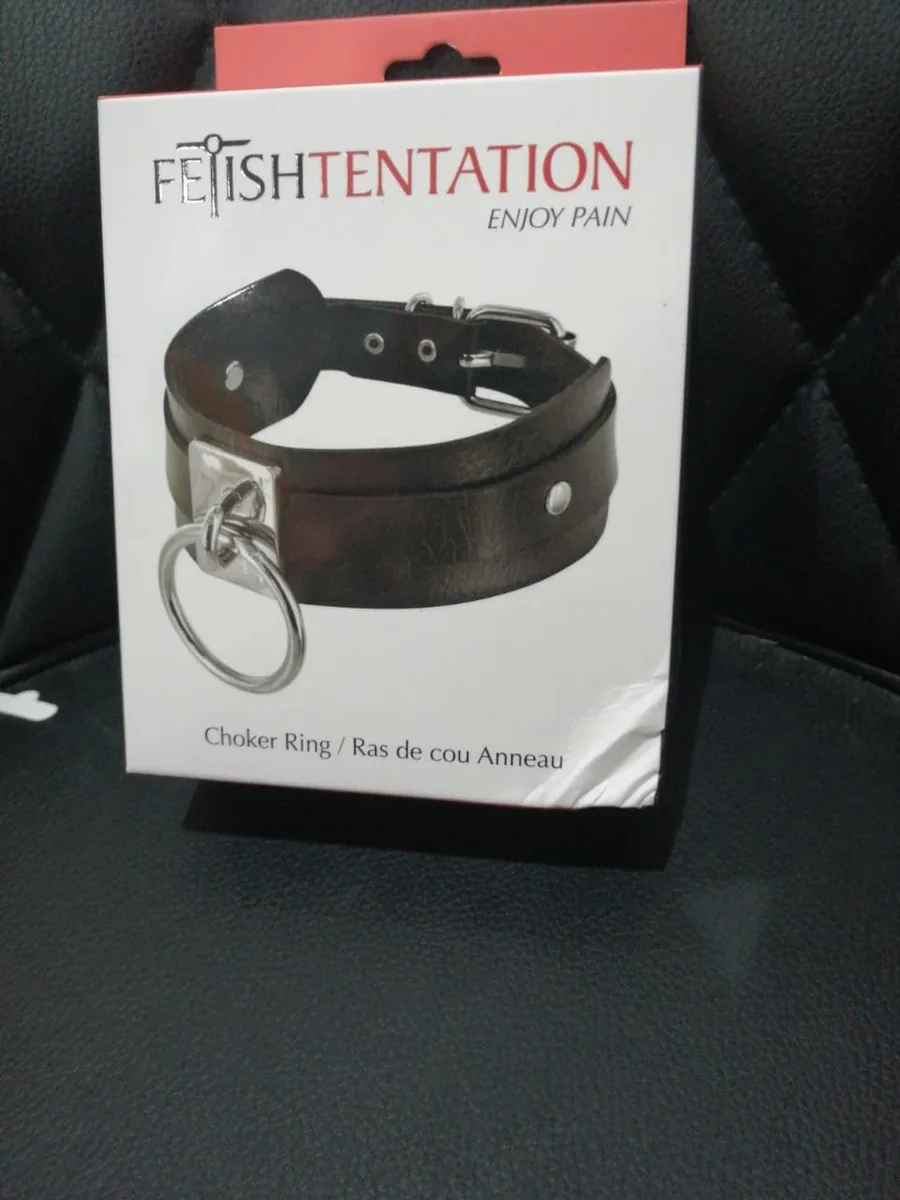 Нашийник з кільцем Fetish Tentation Choker Ring (м'яте паковання!!!)