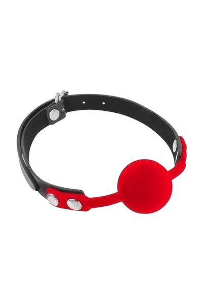 Класичний кляп з силіконовою кулькою Fetish Tentation Silicone Gag Ball