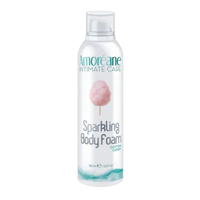 Массажная пена Amoreane Sparkling Body Foam Cotton Candy (150 мл)