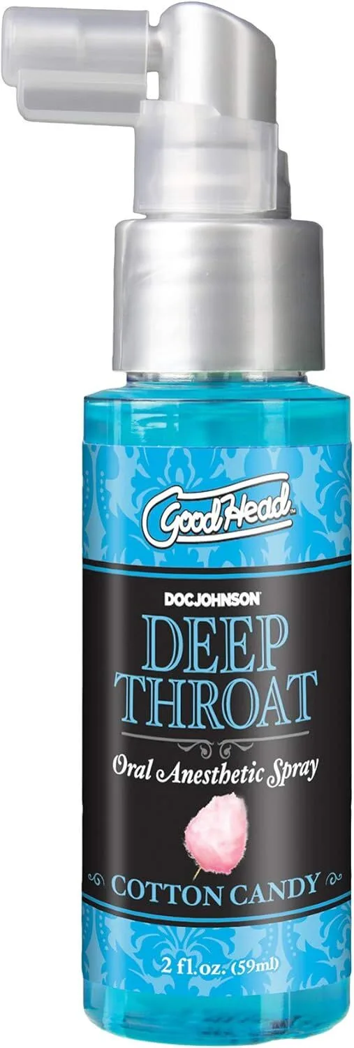 Спрей для минета Doc Johnson GoodHead DeepThroat Spray – Cotton Candy 59 мл для глубокого минета