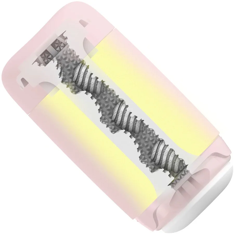 Мастурбатор TENGA PUFFY Strawberry Pink , ультрамягкий материал, многоразовый, сквозной