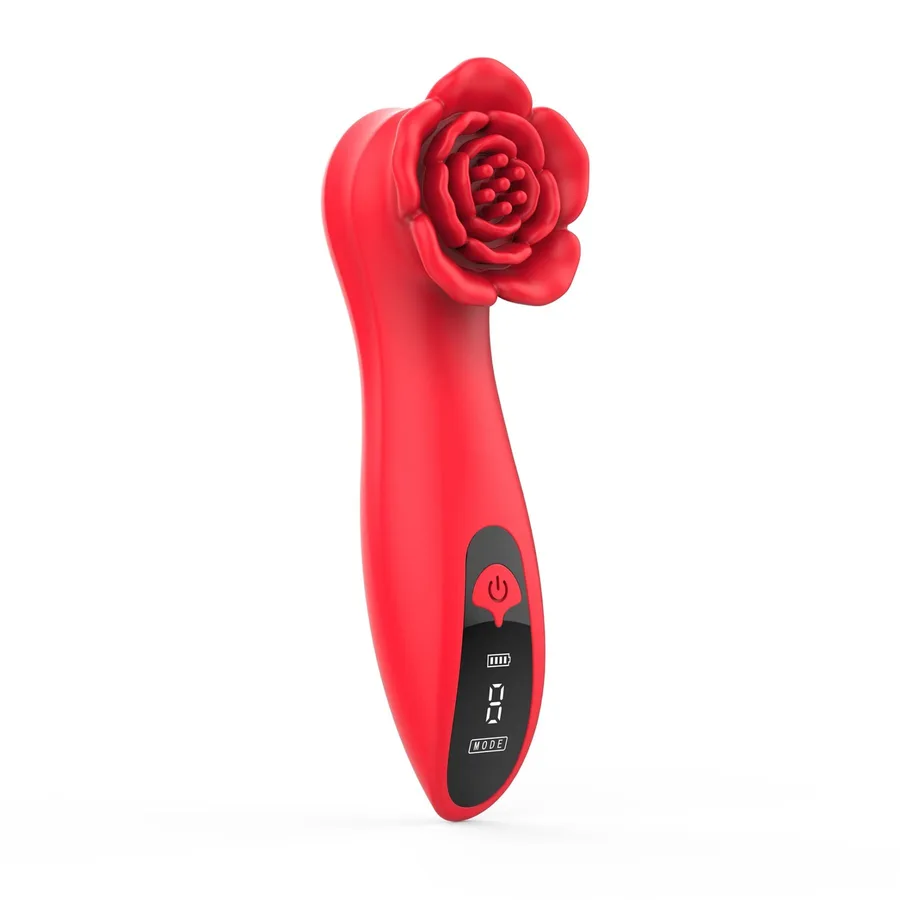 Розкішний вібратор для клітора Loviss Tona Rose Vibrator, у вигляді троянди, 9 режимів
