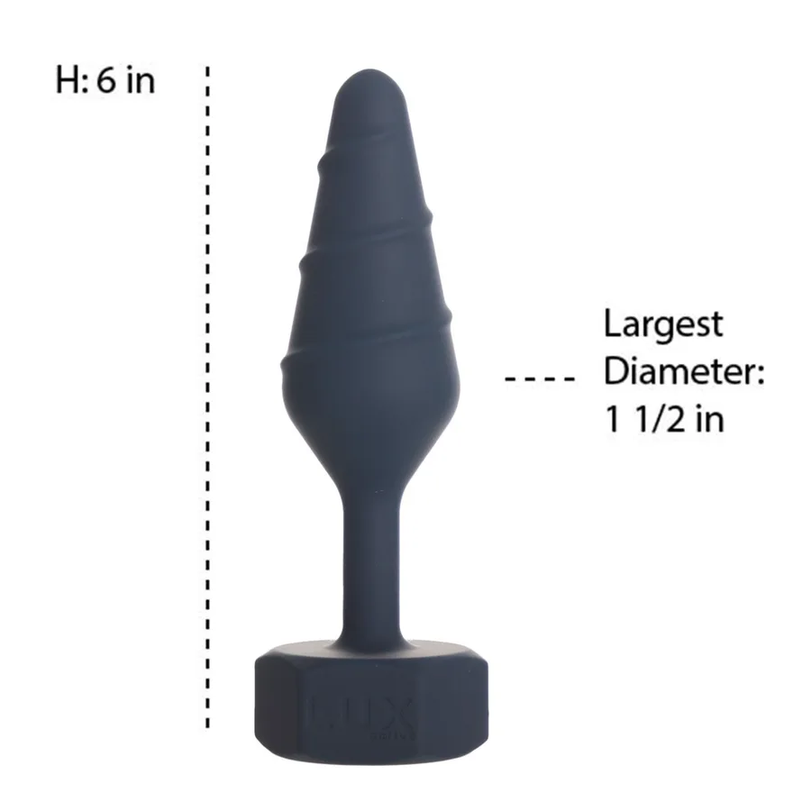 Анальна пробка Lux Active Twist Plug Large Blue