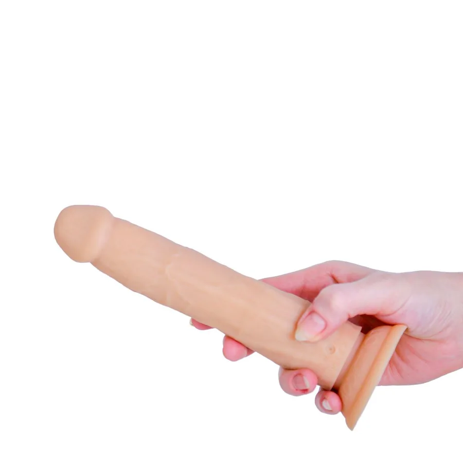 Фаллоимитатор с ротацией и пульсацией Naked ADDICTION 8″ Rotating & Thrusting Dong - Vanilla