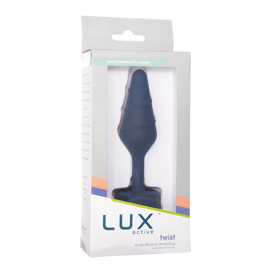 Анальна пробка Lux Active Twist Plug Small Blue