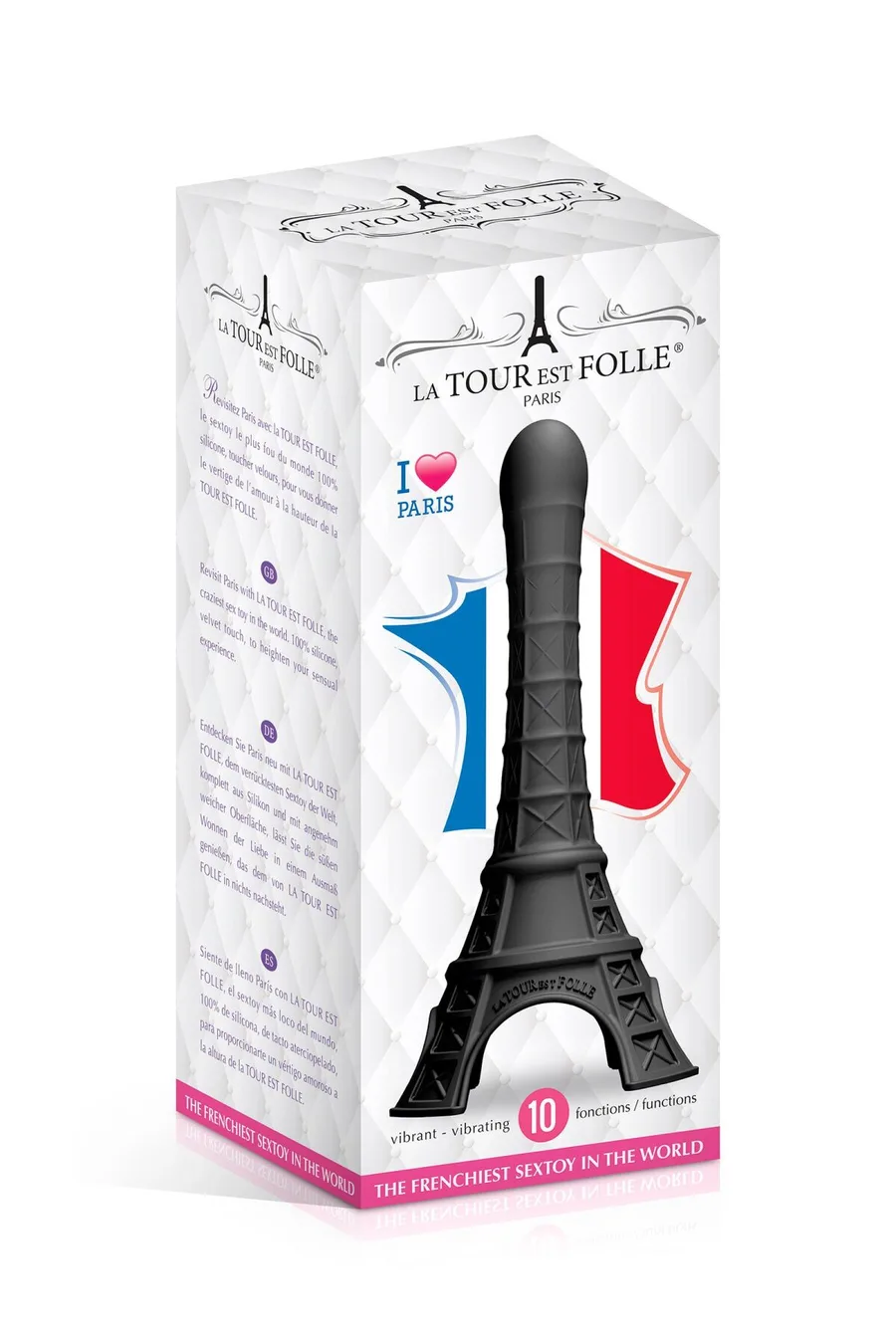 Вібратор La Tour Est Folle Paris Black