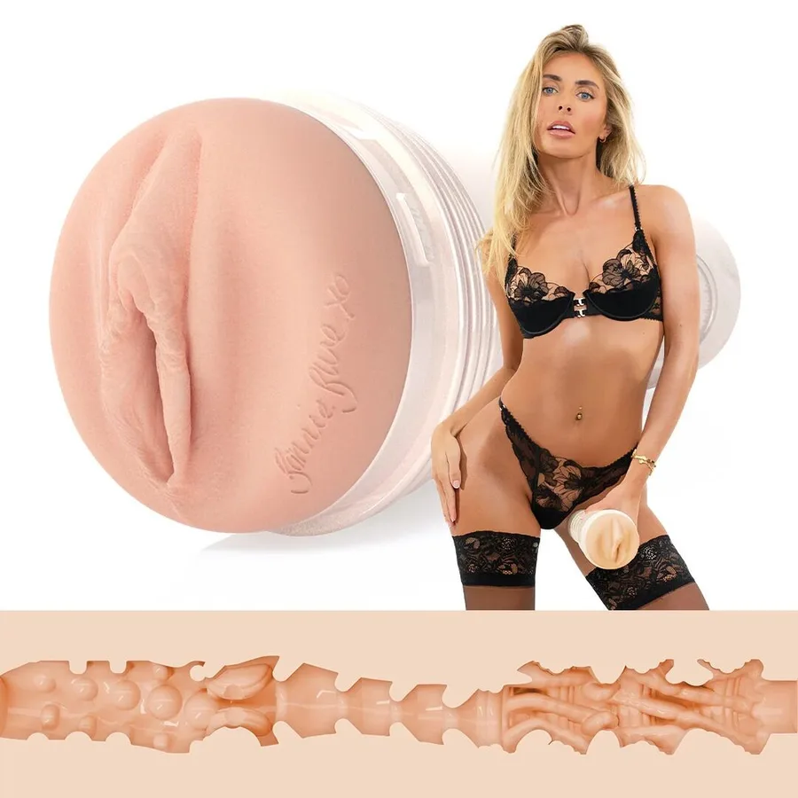 Мастурбатор Fleshlight Girls: Bonnie Blue - 1K, зі зліпка вагіни, дуже ніжний