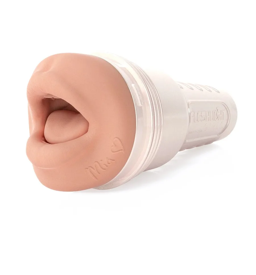 Мастурбатор-ротик Fleshlight Girls: Mia Malkova - Headshot, со слепка ротика, очень нежный