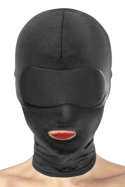 Капюшон для БДСМ з відкритим ротом Fetish Tentation Open Mouth Hood