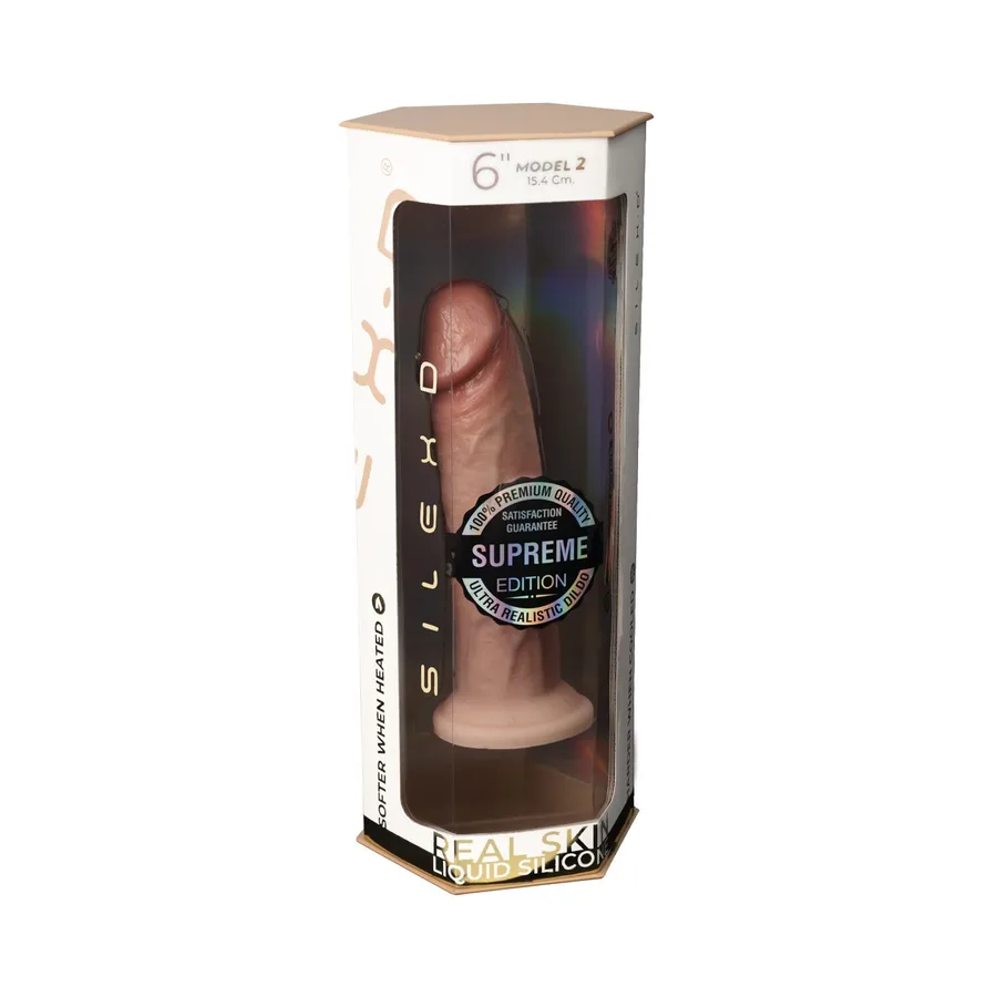 Фалоімітатор SilexD Robby Premium Real Skin Flesh (MODEL 2 size 6in)
