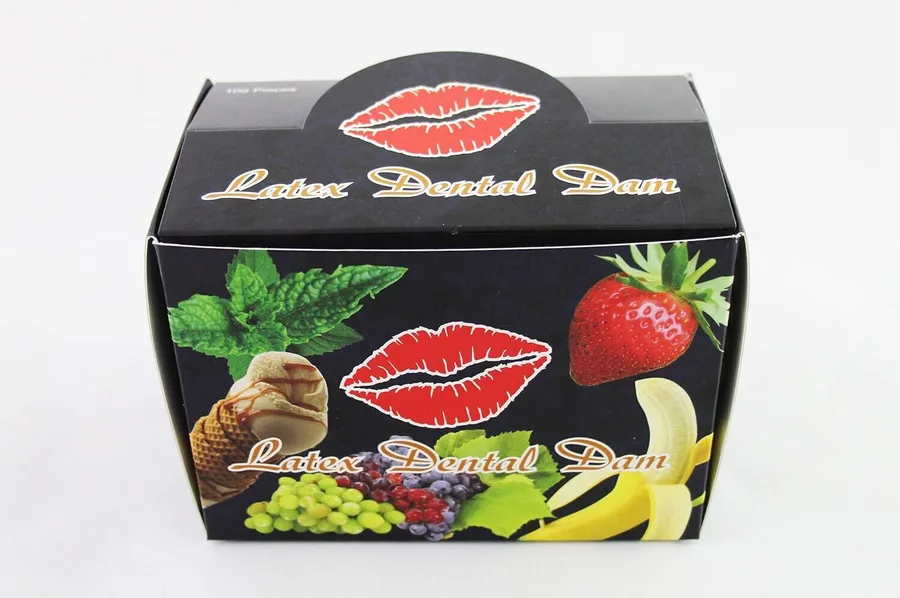 Набор латексных салфеток Latex Dental Dams Assorted 100 шт