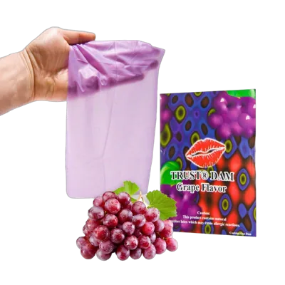 Латексная салфетка Latex Dental Dams Grape 1 шт