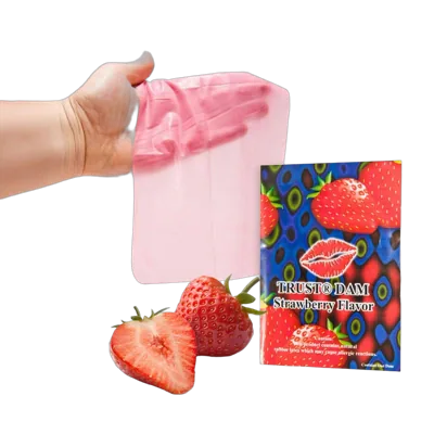 Латексная салфетка Latex Dental Dams Strawberry 1 шт