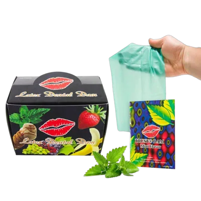 Набор латексных салфеток Latex Dental Dams Mint 100 шт