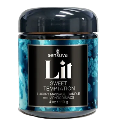 Массажная свеча Sensuva Lit Sweet Temptation Massage Candle 113г