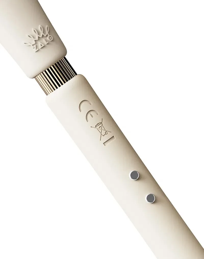 Роскошный вибромассажер Zalo – Calla Ivory White, двусторонний, 2 мотора