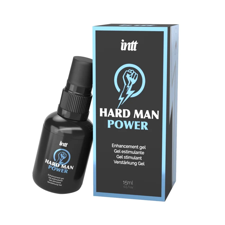 Стимулирующий гель для эрекции Intt Hard Man Power (15 мл), экстракт гингко билоба, таурин